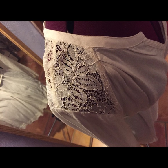 Motherhood Maternity-Large Long sleeve beige top - Picture 5 of 6